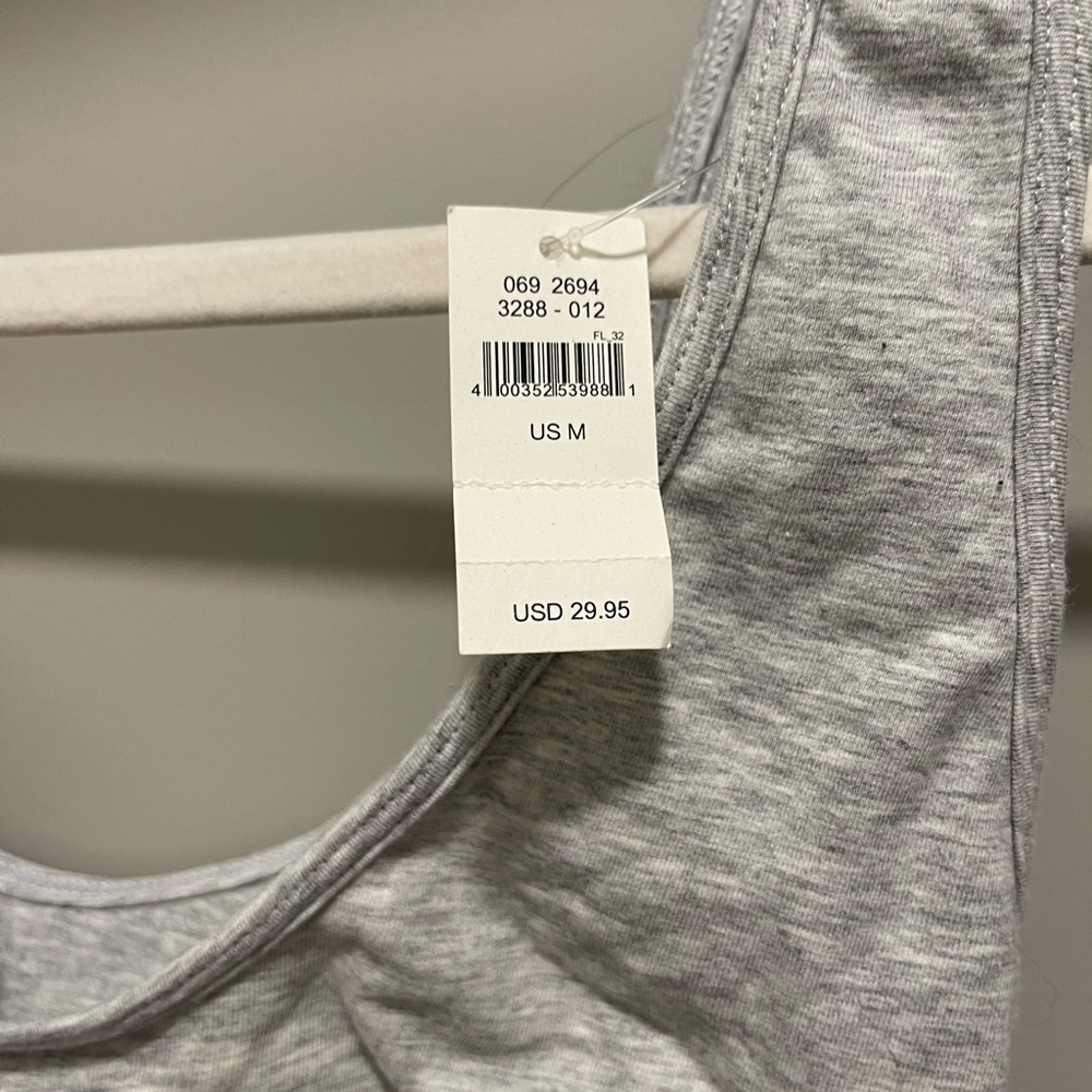 NWT Aerie Light Gray Sports Bra - Picture 3 of 4